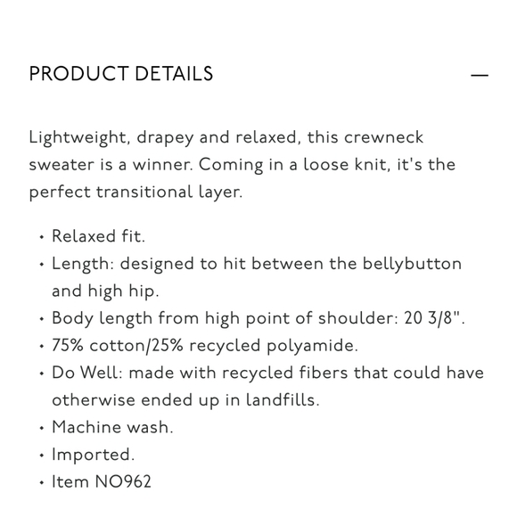 Madewell Loose-knit Crewneck Sweater Bright Ivory Striped Size Large - Picture 8 of 8